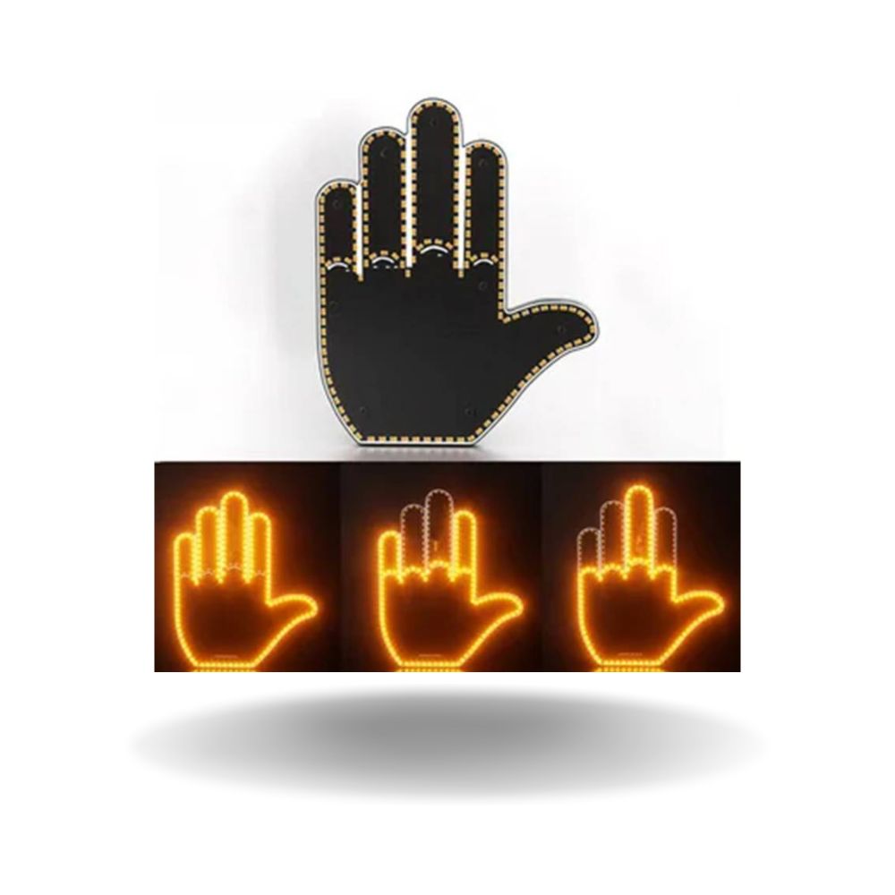 Mano LED con gestos