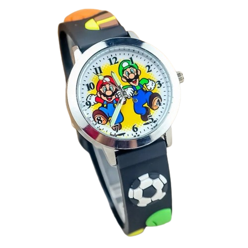 Reloj infantil personajes Super Mario Bros